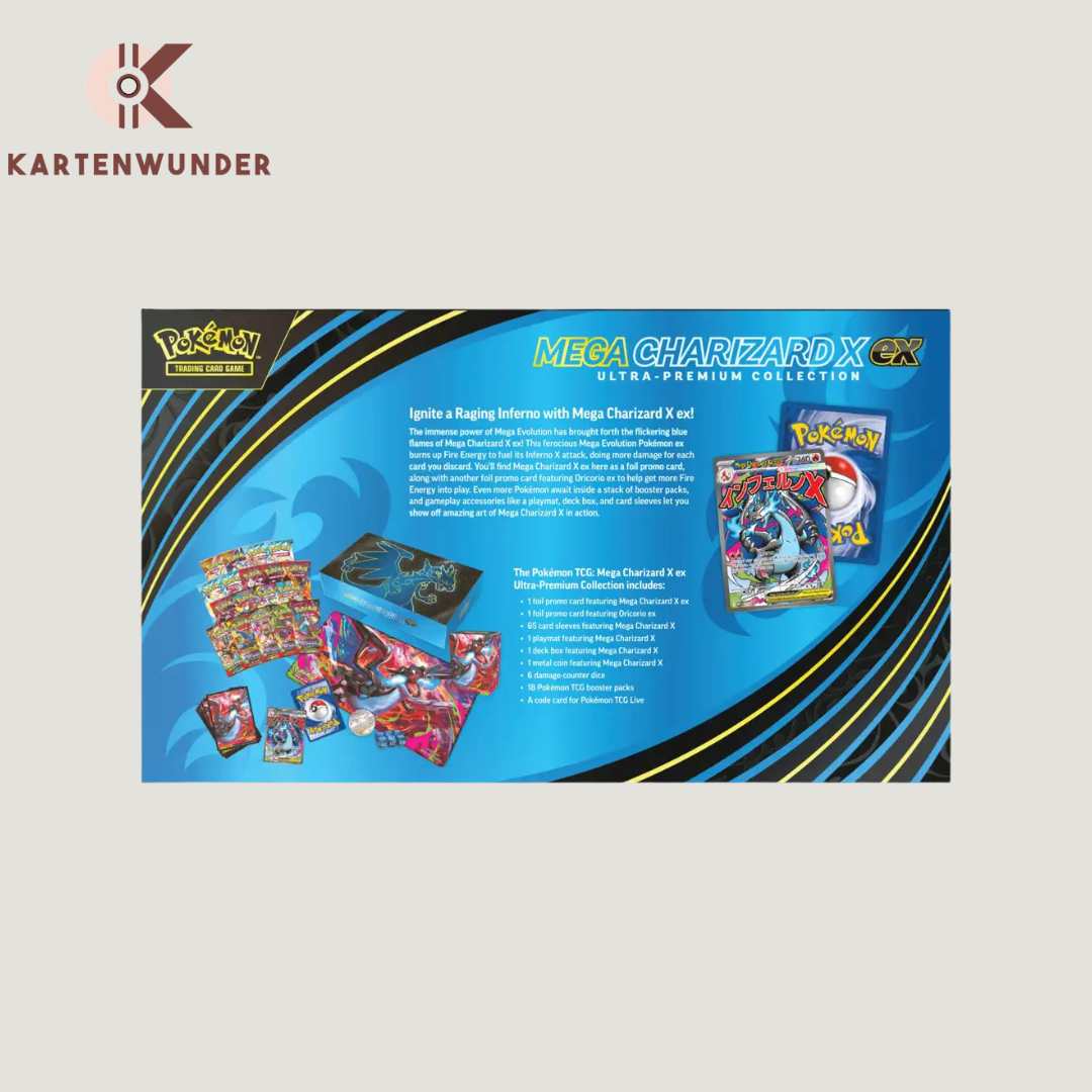 Pokémon ME02 Phantasmal Flames Mega Charizard X ex Ultra Premium Collection