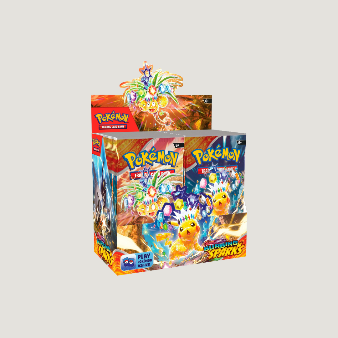 Pokémon Stürmische Funken Booster Display