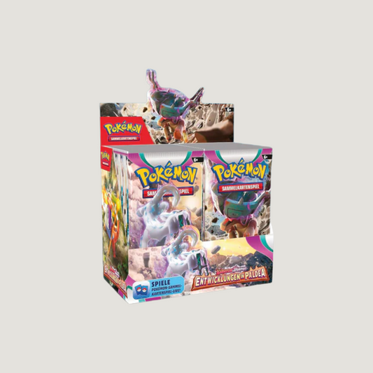 Pokémon Entwicklungen in Paldea Booster Display