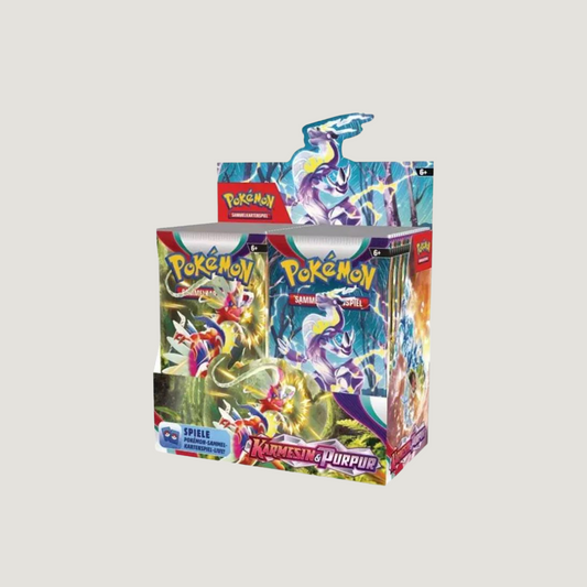 Pokémon Karmesin & Purpur Booster Display