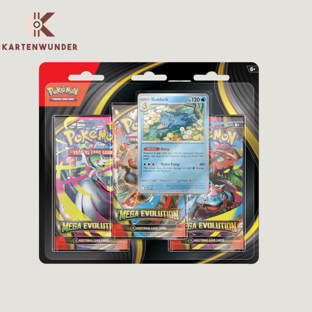 Pokémon ME01 Mega Evolution 3 Pack Blister