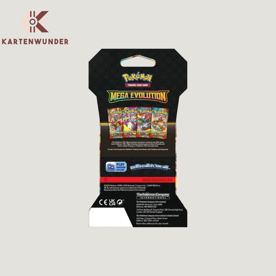 Pokémon ME01 Mega Evolution Sleeved Booster