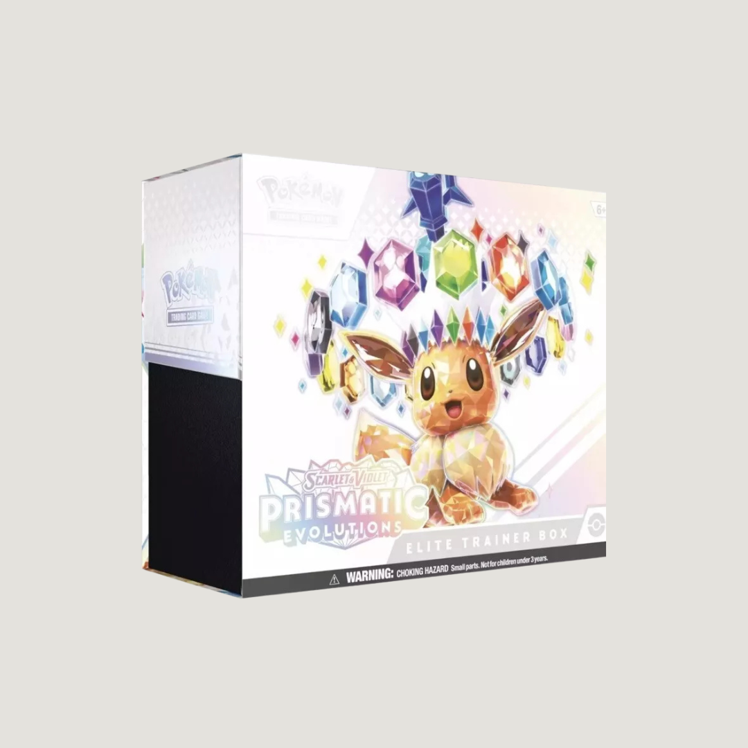 Pokémon  Prismatische Entwicklungen l Prismatic Evolutions Top Trainer Box