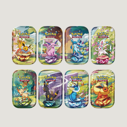 Pokémon SV8.5 Prismatische Entwicklungen Mini Tin sortiert