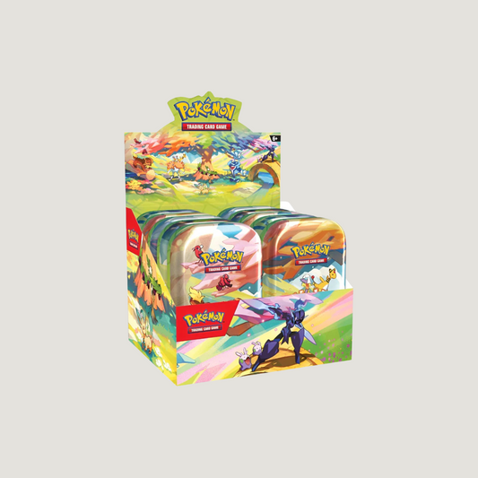 Pokémon  Prismatische Entwicklungen l Prismatic Evolutions Mini Tin Display