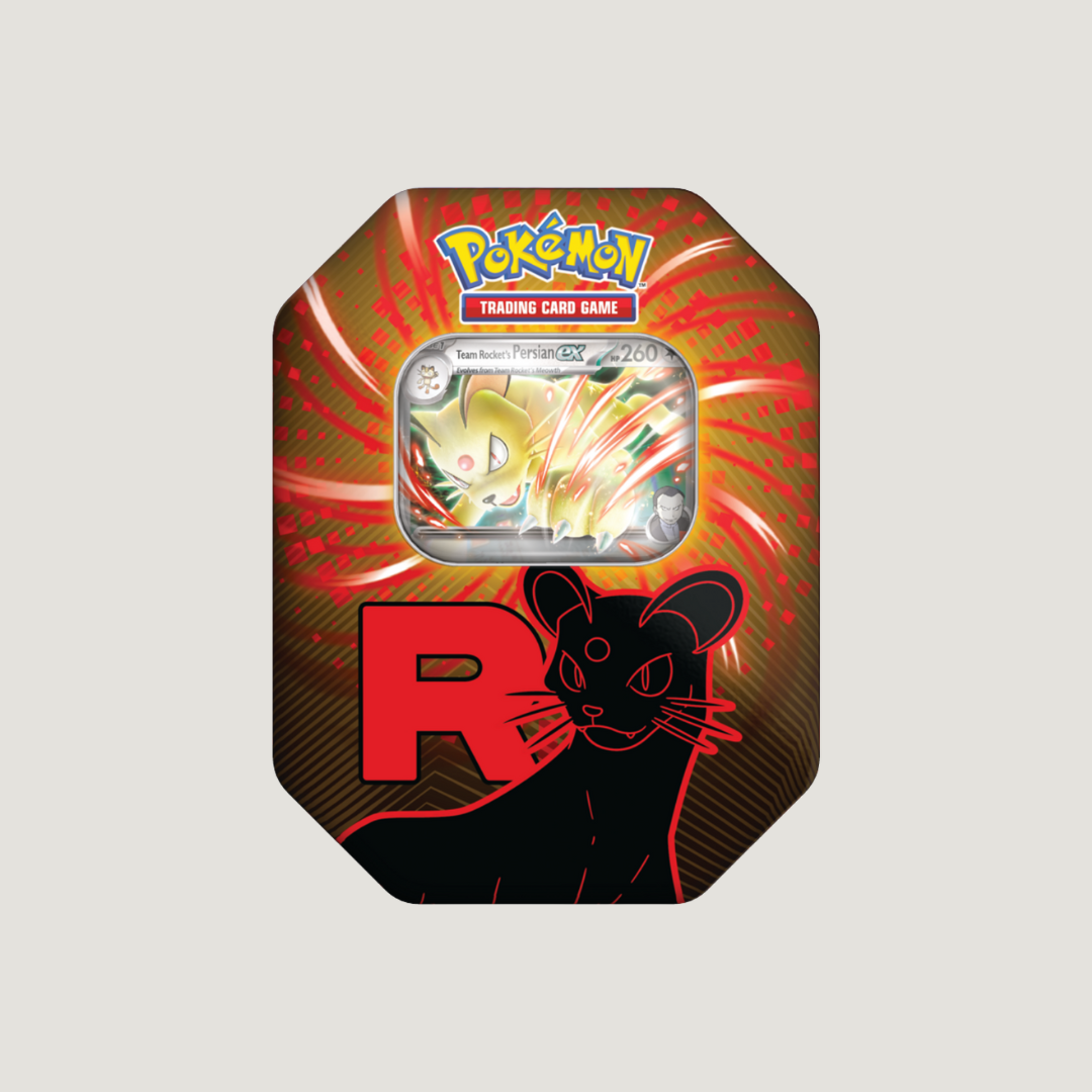 Pokémon Team Rocket Tin Box Persian Fall 2025