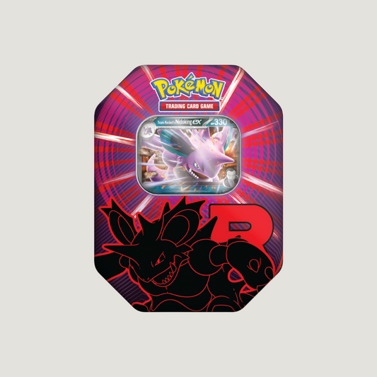 Pokémon Team Rocket Tin Box Nidoking Fall 2025